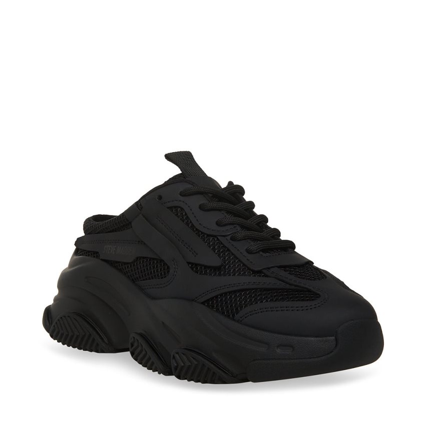 Black Steve Madden Prospect Women's Sneakers | PH 9630TKD